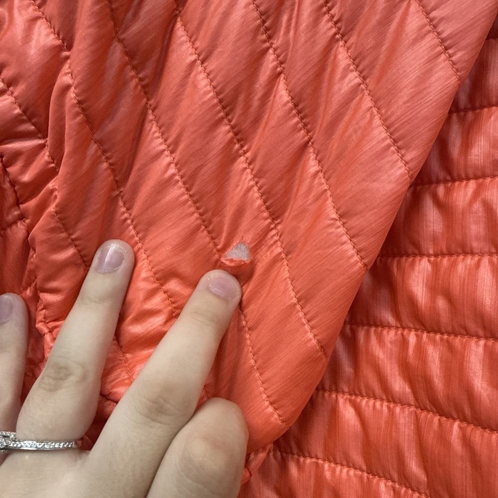 Victoria Secret VSX Jacket Pink/Coral & Black Fleece Hooded READ - Picture 3 of 4